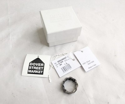 Maison Margiela Sterling Silber Ring Kette Band Größe 11 Modern