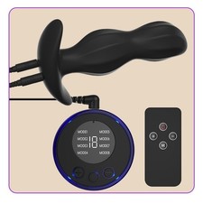 Electro Silicone-Spreader Dilator Expander Plug E-Stim Pluse-Chastity-Device-Set