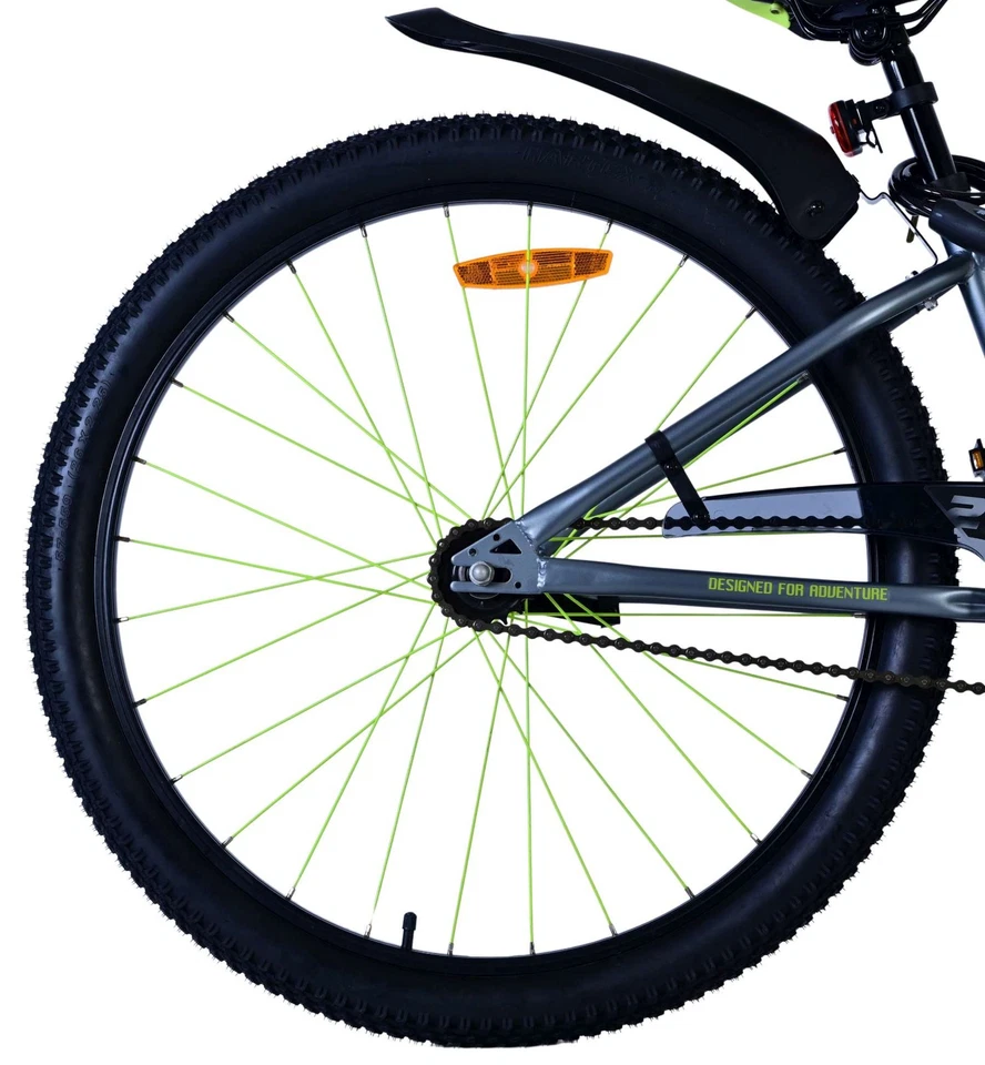 Volare Rocky Kinderfahrrad für Jungen - 26 Zoll in Grün für sicheres Fahren - Bild 2 von 4