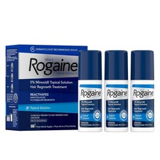  3 MEN'S ROGAINE EXTRA STRENGTH 5 Minoxidil Topical Solution BRAND NEW SEALED 
