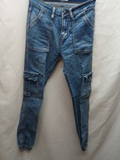 Red Bottoms Blue Jeans Womens 3/26 Stretch Denim 