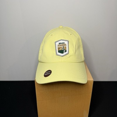 Imperial Rolex Girls Junior Championship Hat  Small Fit Yellow/Gray New W/ Tags