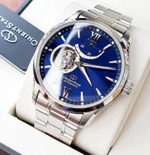 Orient Star Automatic Blue Dial Sapphire Crystal Men's Watch RE-AT0001L