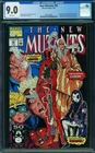 New Mutants 98 CGC 9.0 VFFM White Pages Graded Blue Universal 1st Deadpool