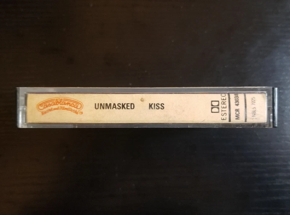 KISS UNMASKED Cassette Tape MEXICO 1980 Casablanca MCR 43038 Paul Gene Ace Peter - Image 2 of 4