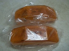 (2) AMBER Light LED 2 super diode 1 x 4 surface mount Clearance marker trailer  