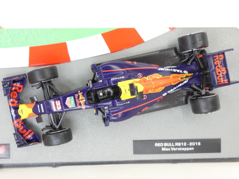 Coche coleccionable modelo juguete Fórmula 1 Max Verstappen Red Bull RB12 1:43 2016 Foto 4 de 4