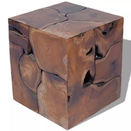 Stool Solid Teak 40x40x45 I6V0 - Picture 8 of 9