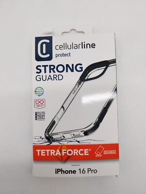 CELLULARLINE Tetra Force Strong Guard Handyhülle Apple iPhone 16 Pro #KT5379A