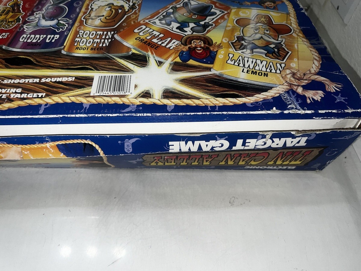 Vtg 1992 Vision Toys Inc. Electronic Tin Can Alley Target Game w