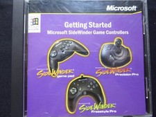 VINTAGE MICROSOFT SIDEWINDER CONTROLLER SOFTWARE CD