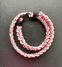 NEW BASEBALL TORNADO Sport Necklace 20" White Red Baseball Stitches