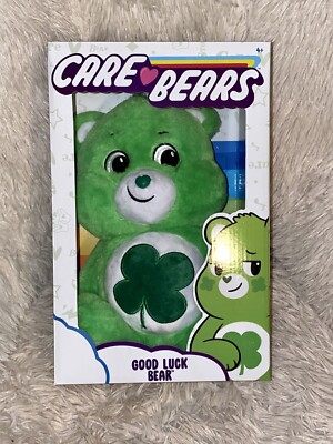 New 2020 Care Bears 14'' Good Luck Bear Plush Collectible Lovable / Huggable.