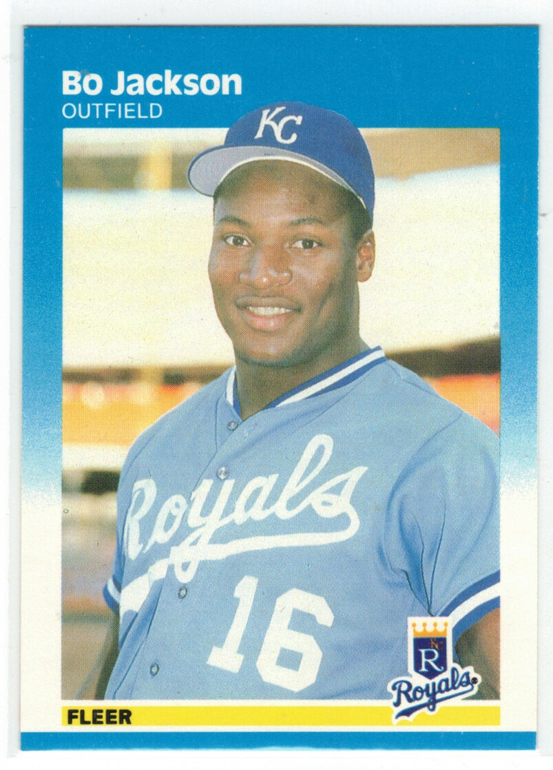 1987 FLEER ROOKIE RC BO JACKSON #369 SWEET!