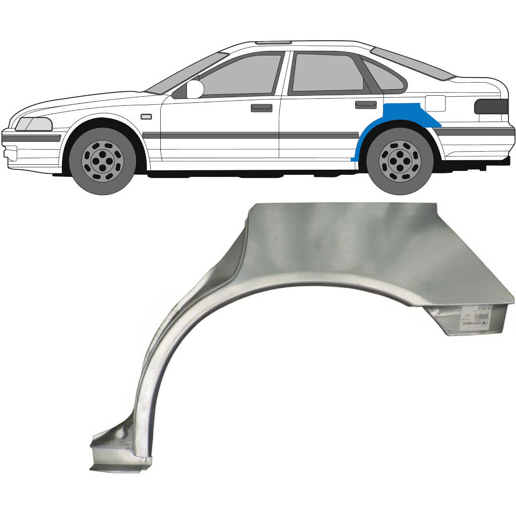 HONDA ACCORD 1993-1998 REAR WHEEL ARCH REPAIR PANEL REAR WING /  LEFT LH