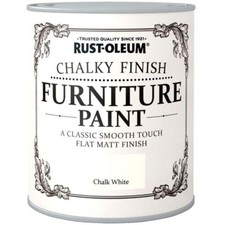 Image of Rust-Oleum Chalk Chalky Furniture Paint Matt Finish Shabby Vintage 125ml-750ml