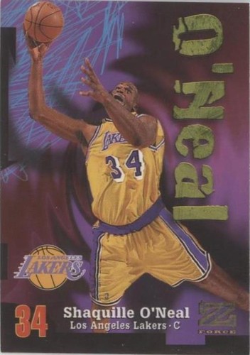 Shaquille O'Neal Big Men On Court SkyBox Z Force Card 1996-1997