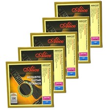 5 Sets/lot Alice AW432P-SL Acoustic Guitar Strings Colorful Ball-end Super Light