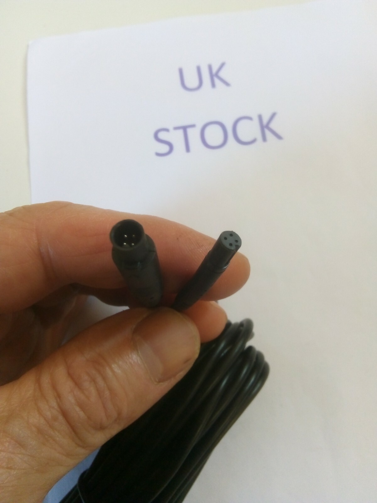 MINI 4 PIN REVERSE CAMERA EXTENSION CABLE 5 METERS eBay