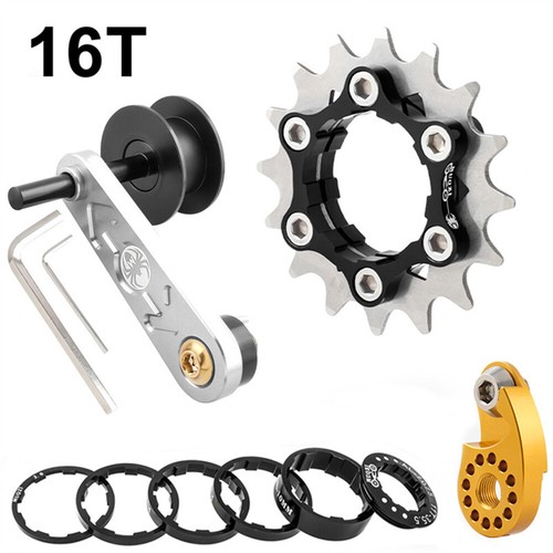 MTB Bike Single Speed Flywheel Chain Guide Kit Anti Chain dropFor 7-11 Flywheel - Picture 43 of 43