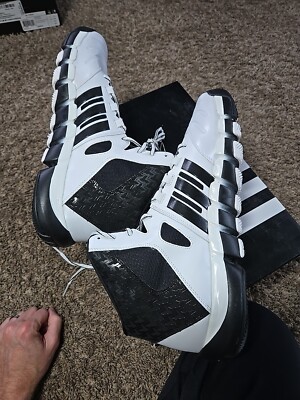New Adidas Adipure Crazy Ghost Black White Basketball Sneaker G99073 Sz  14.5 | eBay