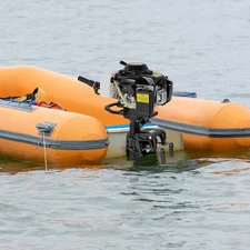 4-Stroke 4HP Jet Pump Outboard Motor Fishing Boat Engine 55CC Boat Kayak Motor