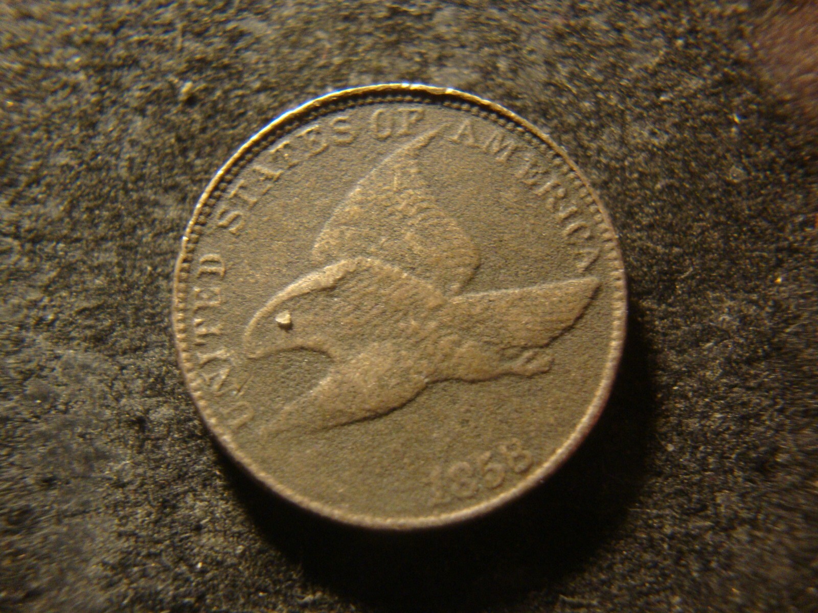 1858 Flying Eagle CN Cent Nice Type Coin MSX-#3