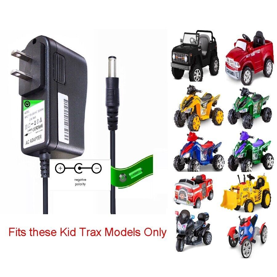 Kid Trax 6v Charger 6V Battery Charger For Kid Trax Audi R8 Spyder