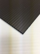 Coroplast 10mm 12" x 24" 2 Pack Black Corrugated Plastic Sheets Vertical