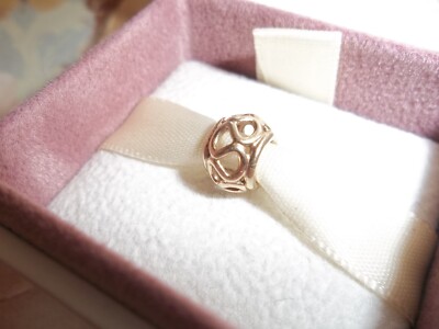 Original Original Pandora 14ct Gold Intertwined Charm 750452 - 585 ALE