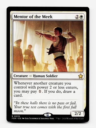 MTG Magic - Mentor of the Meek - Core Set 2019 - Rare - Foil Near Mint | eBay MTG Magic - Mentor of the Meek - Core Set 2019 - Rare - Foil Near Mint | eBay