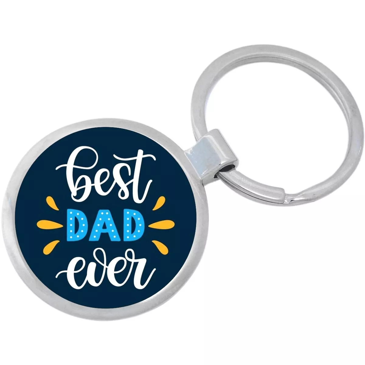Best dad ever keychain clearance
