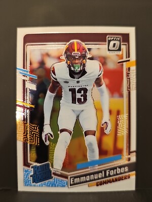 2023 Donruss Optic #299 Emmanuel Forbes RR RC COMMANDERS 