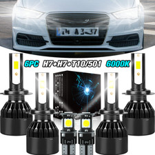 For Mercedes Vito W639 -H7 501 6000k Led HID Headlight High/Low/Side Light Bulbs