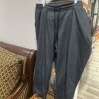 A New Day Capri Charcoal Pants Sz XXL Draw String Pockets — photo 2