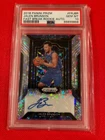 Jalen Brunson 2018 Panini Prizm Fast Break Rookie Auto PSA 10 Knicks