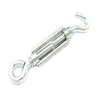 2 StüCk Spannschloss M6 X 60 Haken / ÖSe Drahtseilspanner Seilspanner Spannschra