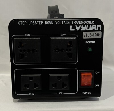 LVYUAN NEW 1000W Voltage Converter Transformer Step Up/Down 110/120V