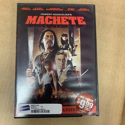 Machete DVD 2010 Blockbuster Case | eBay