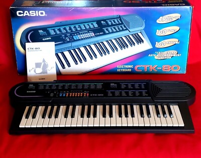 CASIO Keyboard CTK-80, elektrisches Keyboard, kaum gebraucht, in OVP