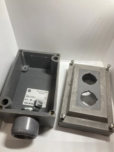 ALLEN BRADLEY 800H-1HZ4R PUSHBUTTON ENCLOSURE 2 HOLE SERIES C