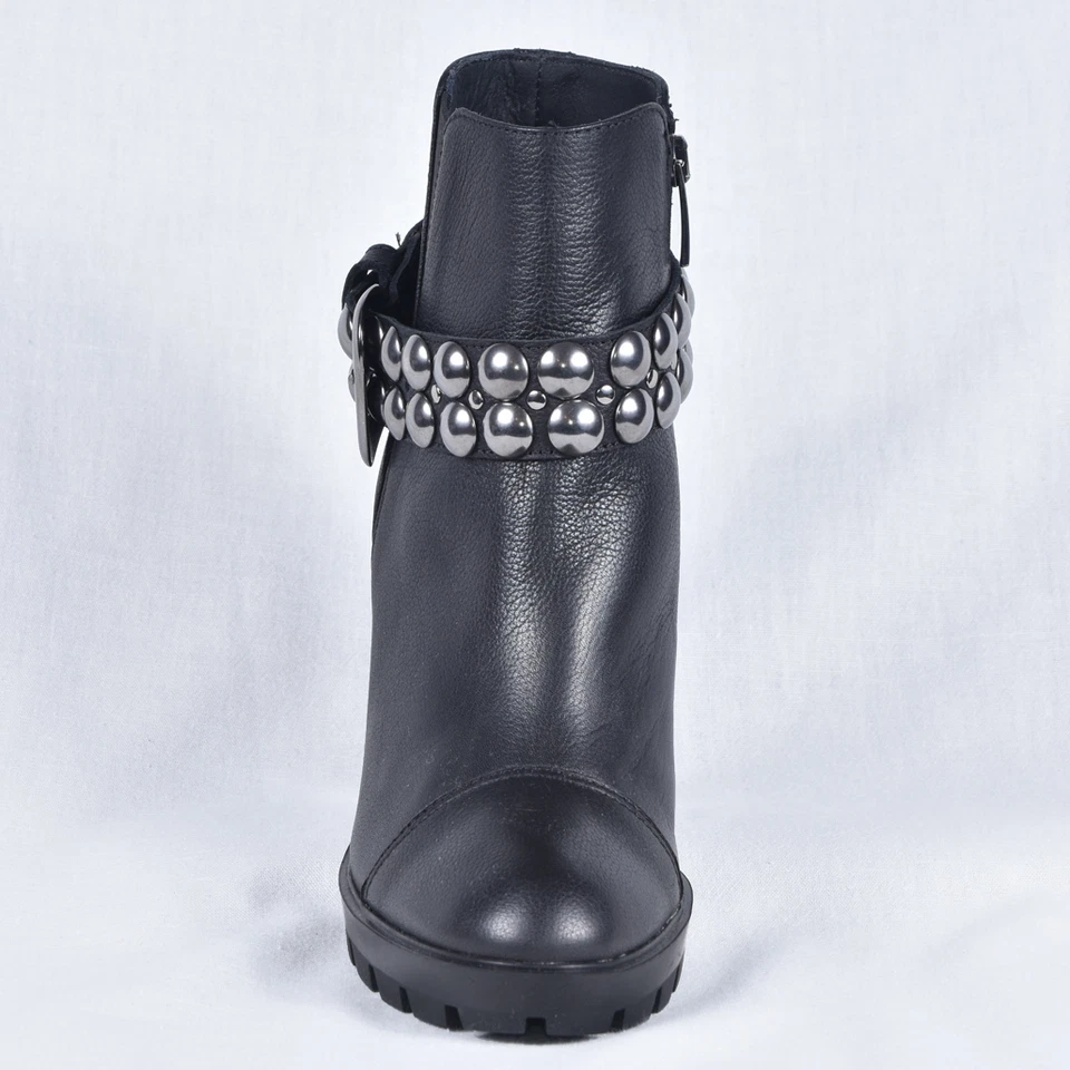 PEPEROSA  DAMEN STIEFEL STIEFELETTEN  BOOTS SCHWARZ LEDER NEU 37 39 - Bild 2 von 4