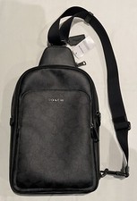 Coach Backpack Ethan Leather Backpack In Signature Canvas Single Strap