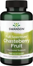 Swanson  Chasteberry Fruit, 400mg  - 120 caps 