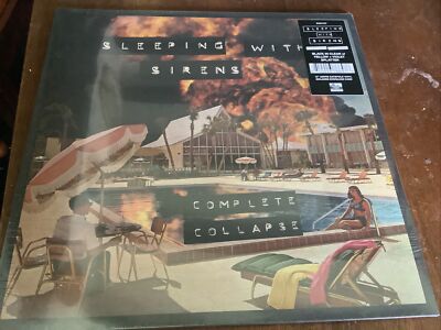 Sleeping with Sirens -  Collapse  LP Clear w/ Yellow Violet Splatter Ltd Of 300