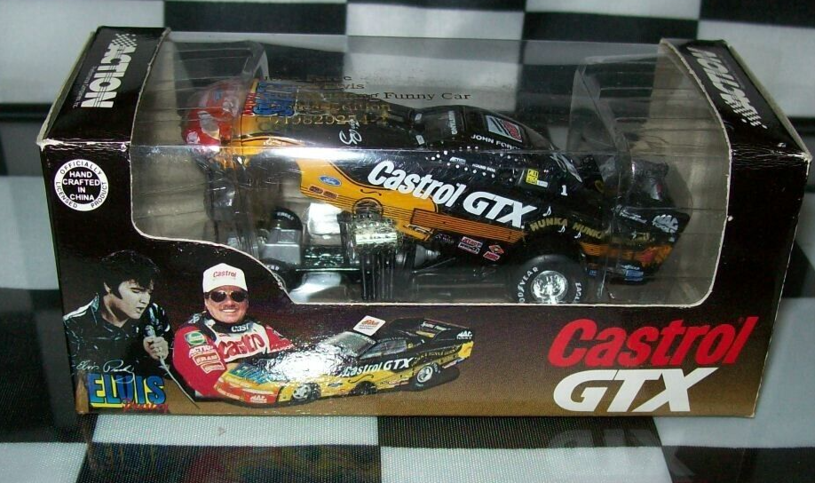 JOHN FORCE CASTROL ELVIS 1998 FUNNY CAR NHRA RCCA 1/64 ACTION