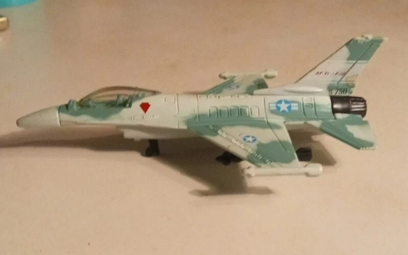 Maisto F-16 AF TI Diecast Fighter Jet Airplane 5" - Image 2 of 4