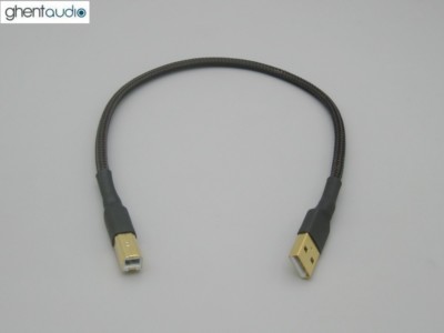 U01 (0.3m 1ft)--- USB(A to B) DAC Star Quad Silver-Plated OFC HiFi Audio Cable