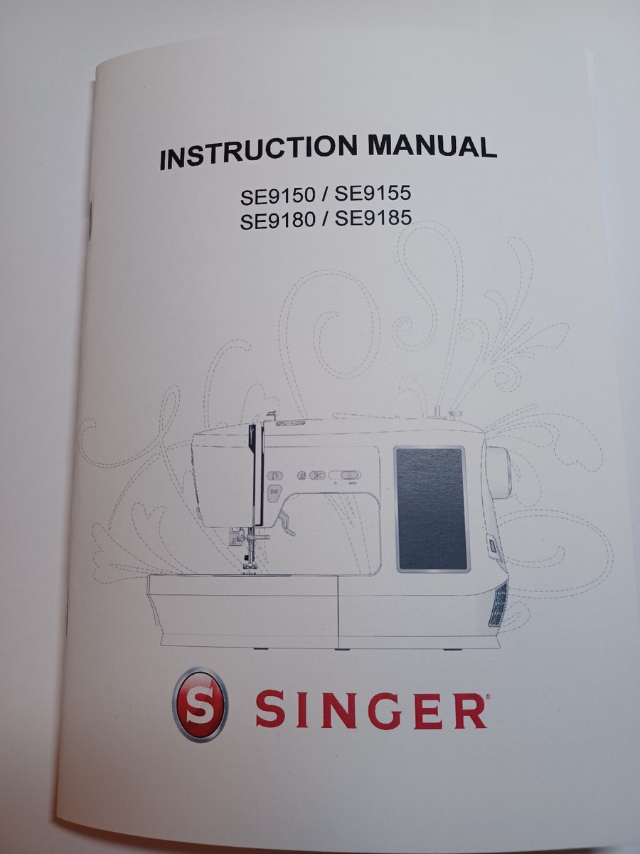 sigeyyyページ Singer SE9180 Instruction Manual for Sewing Machine (reproduction