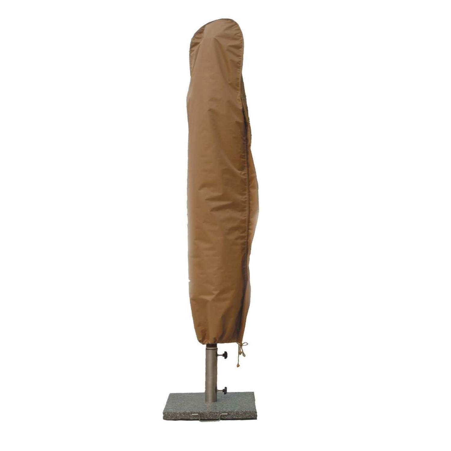 Custodia Per Ombrellone Legno Alluminio 3x3 Giardino Palo Centrale Impermeabile